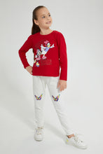 تنزيل الصورة على معرض الصور، Redtag-Assorted-2Pk-Printed-Active-Pant-Joggers-Girls-2 to 8 Years