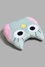 Load image into Gallery viewer, Redtag-Green-Owl-Cushion-Colour:Green,-Filter:Home-Bedroom,-HMW-BED-Cushions,-New-In,-New-In-HMW-BED,-Non-Sale,-Section:Homewares,-W21B-Home-Bedroom-