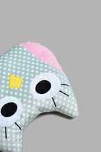 Load image into Gallery viewer, Redtag-Green-Owl-Cushion-Colour:Green,-Filter:Home-Bedroom,-HMW-BED-Cushions,-New-In,-New-In-HMW-BED,-Non-Sale,-Section:Homewares,-W21B-Home-Bedroom-