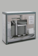 تنزيل الصورة على معرض الصور، Redtag-Grey-Ceramic-Set-(4-Piece)-Colour:Grey,-Filter:Home-Bathroom,-HMW-BAC-Bathroom-Accessories,-New-In,-New-In-HMW-BAC,-Non-Sale,-Section:Homewares,-W21B-Home-Bathroom-