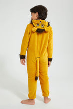 Load image into Gallery viewer, Redtag-Gold-Lion-Onesie-Boys-Pyjama-Sets,-Colour:Gold,-EHW,-Filter:Boys-(2-to-8-Yrs),-New-In,-New-In-BOY,-Non-Sale,-Section:Kidswear,-W21B-Boys-