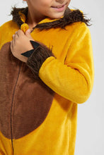 Load image into Gallery viewer, Redtag-Gold-Lion-Onesie-Boys-Pyjama-Sets,-Colour:Gold,-EHW,-Filter:Boys-(2-to-8-Yrs),-New-In,-New-In-BOY,-Non-Sale,-Section:Kidswear,-W21B-Boys-