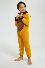 Load image into Gallery viewer, Redtag-Gold-Lion-Onesie-Boys-Pyjama-Sets,-Colour:Gold,-EHW,-Filter:Boys-(2-to-8-Yrs),-New-In,-New-In-BOY,-Non-Sale,-Section:Kidswear,-W21B-Boys-