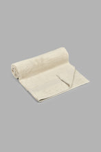 Load image into Gallery viewer, Redtag-Beige-Textured-Cotton-Bath-Sheet-Bath-Sheets-Home-Bathroom-