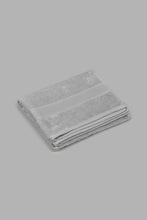 Load image into Gallery viewer, Redtag-Light-Grey-Textured-Cotton-Hand-Towel-Hand-Towels-Home-Bathroom-