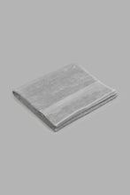 Load image into Gallery viewer, Redtag-Light-Grey-Textured-Cotton-Bath-Sheet-Bath-Sheets-Home-Bathroom-