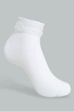 تنزيل الصورة على معرض الصور، Redtag-White-1Pk-Jacquard-Socks-365,-Colour:White,-Filter:Girls-(2-to-8-Yrs),-Girls-Socks,-IMP,-New-In,-New-In-GIR,-Non-Sale,-Section:Kidswear-Girls-2 to 8 Years