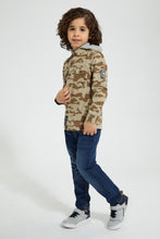 تنزيل الصورة على معرض الصور، Redtag-Tan-Camo-Print-Hooded-Shirt-Boys-Shirts,-Colour:Tan,-Filter:Boys-(2-to-8-Yrs),-New-In,-New-In-BOY,-Non-Sale,-Section:Kidswear,-W21B-Boys-2 to 8 Years
