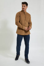 تنزيل الصورة على معرض الصور، Redtag-Brown-Corduroy-Shirt-Colour:Brown,-Filter:Men's-Clothing,-Men-Shirts,-New-In,-New-In-Men,-Non-Sale,-Section:Men,-W21B-Men's-