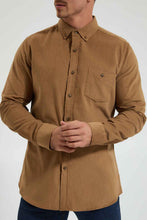 تنزيل الصورة على معرض الصور، Redtag-Brown-Corduroy-Shirt-Colour:Brown,-Filter:Men's-Clothing,-Men-Shirts,-New-In,-New-In-Men,-Non-Sale,-Section:Men,-W21B-Men's-