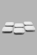 تنزيل الصورة على معرض الصور، Redtag-White-Square-Plate-Set-(6-Piece)-365,-Colour:White,-Filter:Home-Dining,-HMW-DIN-Serving-Dish,-New-In,-New-In-HMW-DIN,-Non-Sale,-Section:Homewares-Home-Dining-