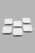 تنزيل الصورة على معرض الصور، Redtag-White-Square-Plate-Set-(6-Piece)-365,-Colour:White,-Filter:Home-Dining,-HMW-DIN-Serving-Dish,-New-In,-New-In-HMW-DIN,-Non-Sale,-Section:Homewares-Home-Dining-