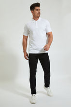 Load image into Gallery viewer, Redtag-White-Polo-Shirt-Colour:White,-Filter:Men's-Clothing,-Men-T-Shirts,-New-In,-New-In-Men,-Non-Sale,-Section:Men,-TBL,-W21B-Men's-