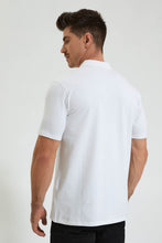 Load image into Gallery viewer, Redtag-White-Polo-Shirt-Colour:White,-Filter:Men's-Clothing,-Men-T-Shirts,-New-In,-New-In-Men,-Non-Sale,-Section:Men,-TBL,-W21B-Men's-