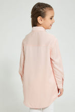 Load image into Gallery viewer, Redtag-Pink-Twill-Shirt-Blouse-Blouses-Girls-2 to 8 Years