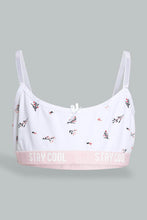 Load image into Gallery viewer, Redtag-Light-Pink-X-Floral-Print-Bra-(2Pack)-Non-Padded-Senior-Girls-9 to 14 Years