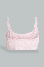 Load image into Gallery viewer, Redtag-Light-Pink-X-Floral-Print-Bra-(2Pack)-Non-Padded-Senior-Girls-9 to 14 Years