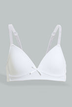 Load image into Gallery viewer, Redtag-White-X-Black-Padded-Bra-(2Pack)-365,-Colour:Assorted,-Filter:Senior-Girls-(9-to-14-Yrs),-GSR-Bras,-New-In,-New-In-GSR,-Non-Sale,-Section:Kidswear-Senior-Girls-9 to 14 Years