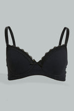 تنزيل الصورة على معرض الصور، Redtag-Black/Black-Padded-Bra-(2Pack)-365,-Colour:Black,-Filter:Senior-Girls-(9-to-14-Yrs),-GSR-Bras,-New-In,-New-In-GSR,-Non-Sale,-Section:Kidswear-Senior-Girls-9 to 14 Years