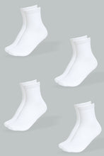 Load image into Gallery viewer, Redtag-White-Plain-Socks-(Pack-of-4)-365,-Colour:Assorted,-Filter:Girls-(2-to-8-Yrs),-Girls-Socks,-IMP,-New-In,-New-In-GIR,-Non-Sale,-Section:Kidswear-Girls-