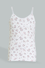تنزيل الصورة على معرض الصور، Redtag-Lt-Pink-X-Floral-Vest-(2Pack)-Vests-Senior-Girls-9 to 14 Years