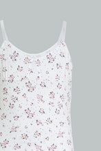 تنزيل الصورة على معرض الصور، Redtag-Lt-Pink-X-Floral-Vest-(2Pack)-Vests-Senior-Girls-9 to 14 Years