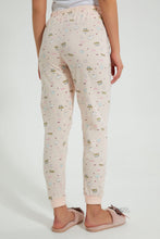 Load image into Gallery viewer, Redtag-Peach-Printed-Pyjama-Bottom-(2-Pack)-Pyjama-Bottoms-Women's-