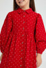 Redtag-Red-Polka-Dot-Dress-Dresses-Girls-2 to 8 Years