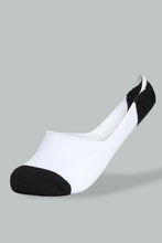 Load image into Gallery viewer, Redtag-Black/Orange/White-Yarn-Dyed-Invisible-Socks-(3-Pack)-Invisible-Women's-