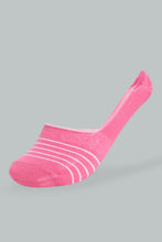 Load image into Gallery viewer, Redtag-Pink/White-Yarn-Dyed-Stripe-And-Polka-Invisible-Socks-(3-Pack)-365,-Colour:Assorted,-Filter:Women's-Clothing,-New-In,-New-In-Women,-Non-Sale,-Section:Women,-Women-Socks-Women's-