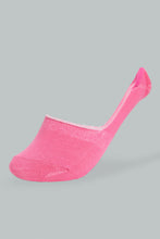 Load image into Gallery viewer, Redtag-Pink/White-Yarn-Dyed-Stripe-And-Polka-Invisible-Socks-(3-Pack)-365,-Colour:Assorted,-Filter:Women's-Clothing,-New-In,-New-In-Women,-Non-Sale,-Section:Women,-Women-Socks-Women's-