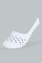 Load image into Gallery viewer, Redtag-Pink/White-Yarn-Dyed-Stripe-And-Polka-Invisible-Socks-(3-Pack)-365,-Colour:Assorted,-Filter:Women's-Clothing,-New-In,-New-In-Women,-Non-Sale,-Section:Women,-Women-Socks-Women's-