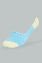 Load image into Gallery viewer, Redtag-White/Blue-Yarn-Dyed-Stripe-Invisible-Socks-(3-Pack)-365,-Colour:Assorted,-Filter:Women's-Clothing,-New-In,-New-In-Women,-Non-Sale,-Section:Women,-Women-Socks-Women's-