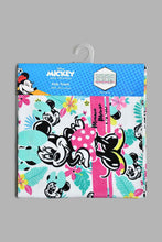 تنزيل الصورة على معرض الصور، Redtag-Multicolour-Minnie-Mouse-Towel-Bath-Towels-Home-Bathroom-