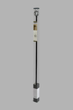 تنزيل الصورة على معرض الصور، Redtag-Black-Powder-Coated-Finish-Extendable-Single-Curtain-Rod-With-Round-Finial-Curtain-Rods-Home-Bedroom-