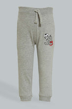 Load image into Gallery viewer, Redtag-Grey-Football-Actve-Pant-Joggers-Infant-Boys-3 to 24 Months