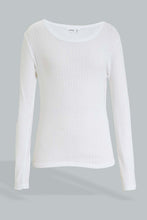Load image into Gallery viewer, Redtag-White-Thermal-Top-365,-Colour:White,-Filter:Senior-Girls-(9-to-14-Yrs),-GSR-Thermals,-New-In,-New-In-GSR,-Non-Sale,-Section:Kidswear-Senior-Girls-9 to 14 Years