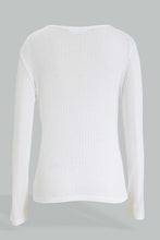 Load image into Gallery viewer, Redtag-White-Thermal-Top-365,-Colour:White,-Filter:Senior-Girls-(9-to-14-Yrs),-GSR-Thermals,-New-In,-New-In-GSR,-Non-Sale,-Section:Kidswear-Senior-Girls-9 to 14 Years