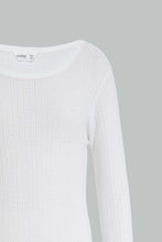 Load image into Gallery viewer, Redtag-White-Thermal-Top-365,-Colour:White,-Filter:Senior-Girls-(9-to-14-Yrs),-GSR-Thermals,-New-In,-New-In-GSR,-Non-Sale,-Section:Kidswear-Senior-Girls-9 to 14 Years