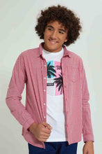 تنزيل الصورة على معرض الصور، Redtag-Red-Check-With-T-Shirt-Casual-Shirts-Senior-Boys-9 to 14 Years