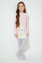 تنزيل الصورة على معرض الصور، Redtag-Assorted-Cat-Embroidery-Sweater-Dress-Dresses-Girls-2 to 8 Years