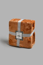 تنزيل الصورة على معرض الصور، Redtag-Rust-Ultra-Soft-Blanket-(Single-Size)-Blankets-Home-Bedroom-
