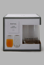 تنزيل الصورة على معرض الصور، Redtag-Clear-Tumbler-Set-With-Gold-Rim-(4-Piece)-Colour:Clear,-Filter:Home-Dining,-HMW-DIN-Glass-Sets,-New-In,-New-In-HMW-DIN,-Non-Sale,-Section:Homewares,-W21B-Home-Dining-