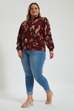 Load image into Gallery viewer, Redtag-Allover-Floral-Printed-Top-Colour:Assorted,-Deals:20%OFF,-Filter:Plus-Size-Clothing,-LDP-Blouses,-New-In,-New-In-LDP,-Non-Sale,-Section:Women,-W21B-Women's-
