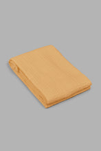 Load image into Gallery viewer, Redtag-Mustard-Waffle-Throw-Colour:Mustard,-Filter:Home-Bedroom,-HMW-BED-Throws,-New-In,-New-In-HMW-BED,-Non-Sale,-Section:Homewares,-W21B-Home-Bedroom-