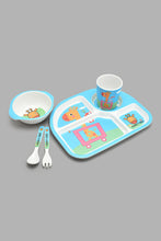 تنزيل الصورة على معرض الصور، Redtag-Blue-Breakfast-Set-(5-Piece)-Breakfast-Sets-Home-Dining-