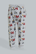 Load image into Gallery viewer, Redtag-Grey-Printed-Mickey-Mouse-Active-Pant-Joggers-Infant-Boys-3 to 24 Months