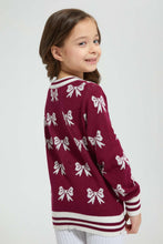 تنزيل الصورة على معرض الصور، Redtag-Burgandy-Bow-Jacquard-Pullover-Colour:Burgundy,-Filter:Girls-(2-to-8-Yrs),-Girls-Pullovers,-New-In,-New-In-GIR,-Non-Sale,-Section:Kidswear,-TBL,-W21B-Girls-2 to 8 Years