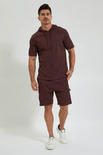 تنزيل الصورة على معرض الصور، Redtag-Burgundy-Loungewear-Cargo-Chorts-Colour:Burgundy,-Filter:Men's-Clothing,-Men-Shorts,-New-In,-New-In-Men,-Non-Sale,-Section:Men,-W21B-Men's-