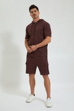Load image into Gallery viewer, Redtag-Burgundy-Loungewear-Top-Colour:Burgundy,-Filter:Men's-Clothing,-Men-Sweatshirts,-New-In,-New-In-Men,-Non-Sale,-Section:Men,-W21B--
